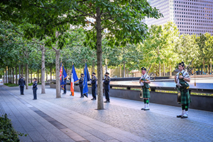 Court Officers at the 9-11 Memorial
