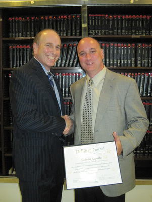 (L-R) Judge Douglas Hoffman and Assistant Deputy Chief Clerk Nicholas Rapallo