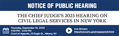 2025 notice of public hearing
