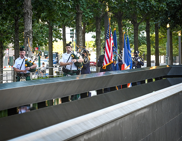 Court Officers at the 9-11 Memorial