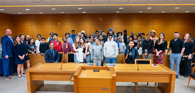 Kings County Family Court Tours Group Photo